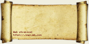 Adam Crnoglavac vizit kartica